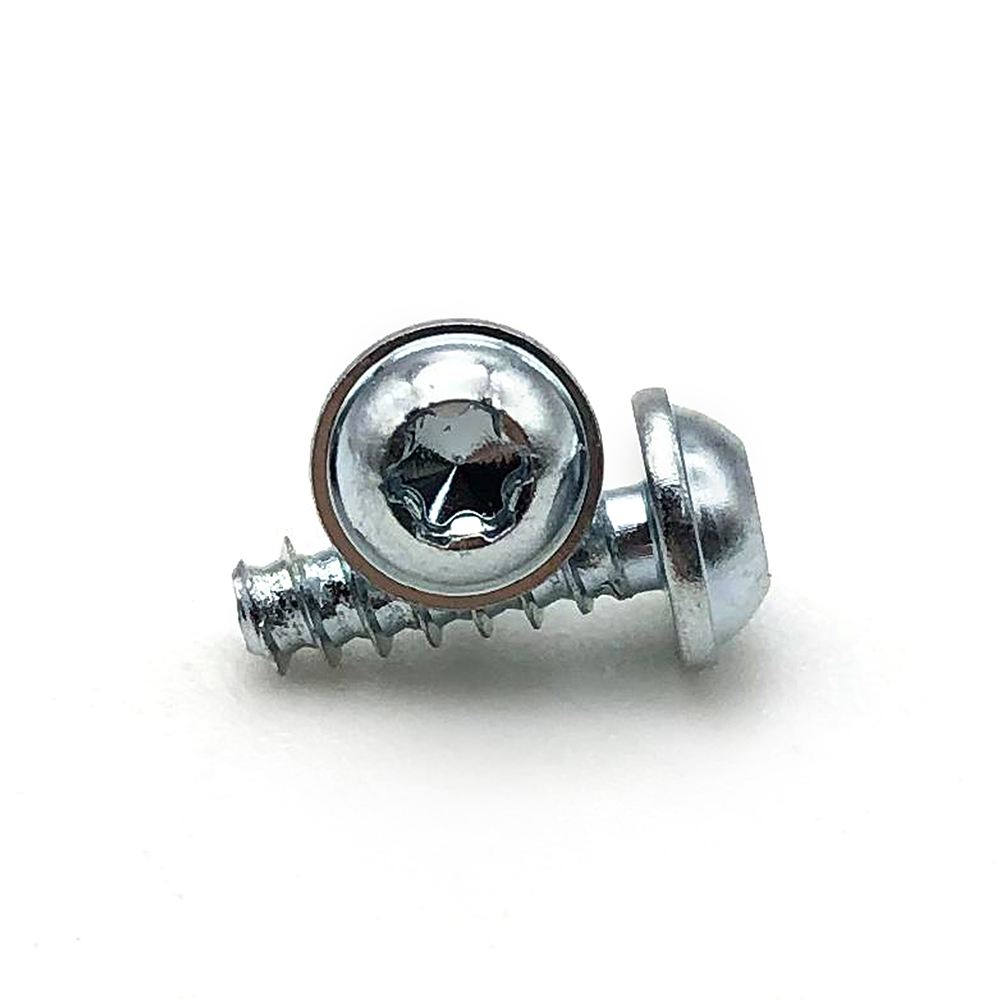 環保藍鋅梅花盤圓頭帶介平尾自攻螺絲