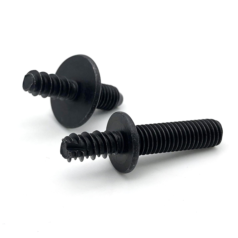 雙頭牙螺絲 汽車螺絲 車燈螺絲 非標螺絲 黑色鋅鎳螺絲 雙頭螺絲