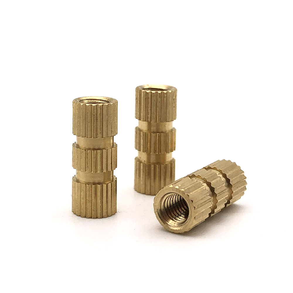 滾花螺母 黃銅螺母 機械螺母 小螺母 螺帽 嵌入螺母 嵌入件 非標件 非標螺母