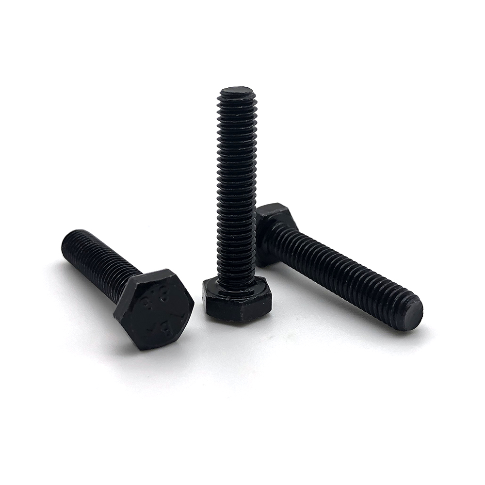 供應(yīng)高強(qiáng)度螺栓 8.8級高強(qiáng)度全牙螺栓國標(biāo)發(fā)黑外六角螺絲