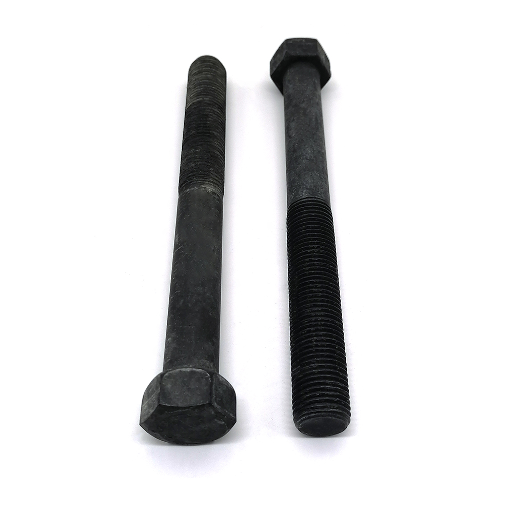 生產高強度螺栓 發黑12.9級六角半牙螺栓 卡車專用螺栓 定制非標螺栓螺絲