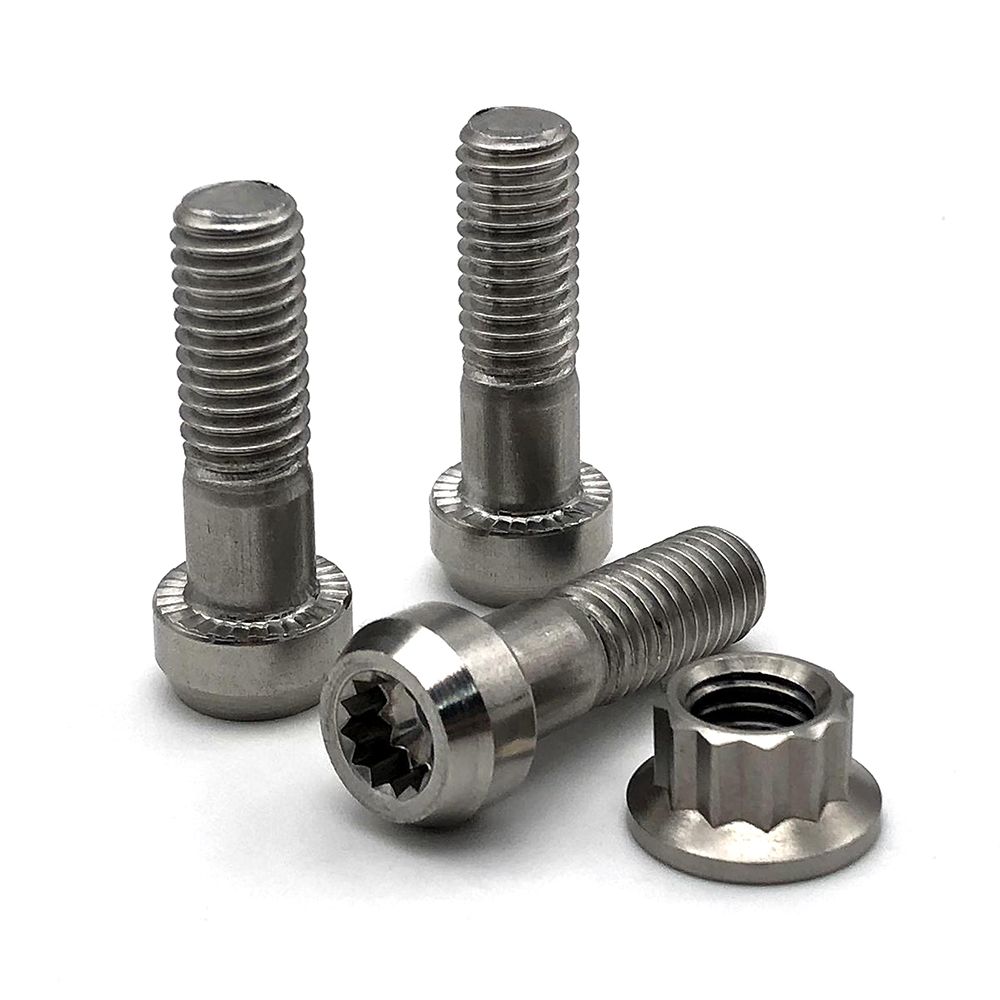 鈦合金圓柱頭半錐頭內梅花螺絲M6山地車電動摩托車把立剎車卡鉗改