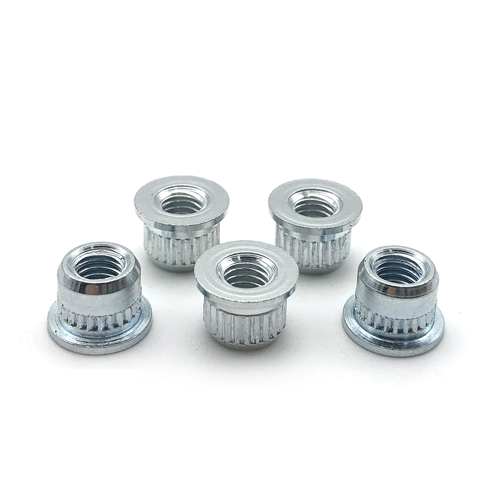 定制304拉鉚螺母來圖加工平頭鉚母竹節管螺母非標定制沉頭拉帽