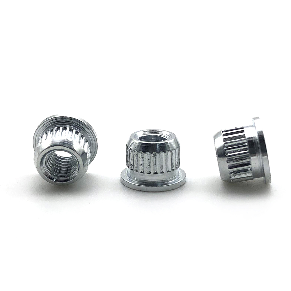 定制304拉鉚螺母來圖加工平頭鉚母竹節管螺母非標定制沉頭拉帽