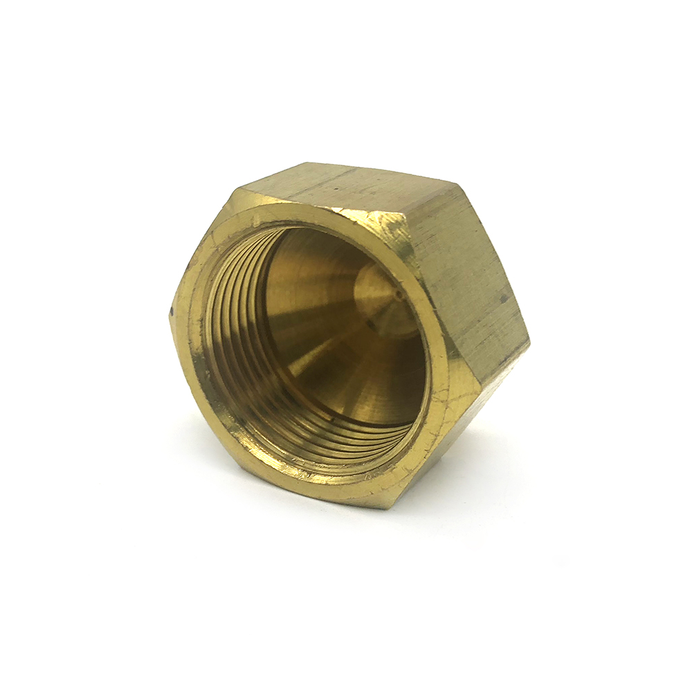 銅納子空調銅管異徑螺母 變徑螺帽銅螺母英制黃銅接頭